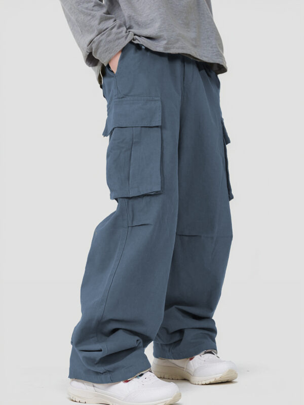 Three-dimensional Pocket Overalls Functional Lace-up Loose Casual Pants - Image 10