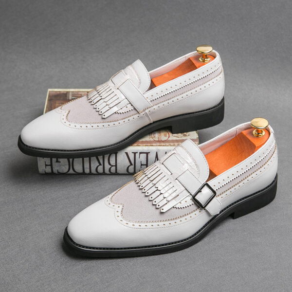 Plus Size Men's Shoes Tassel Trendy Pointed Toe - Image 2