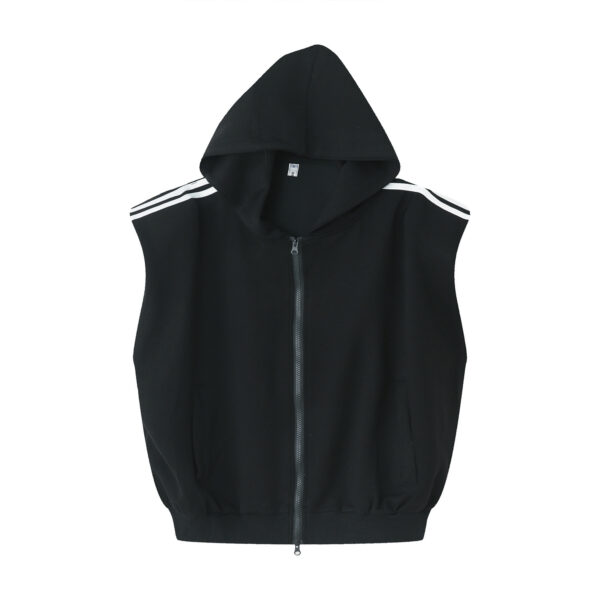 Sleeveless Vest Shoulder Pad Coat Pants - Image 3