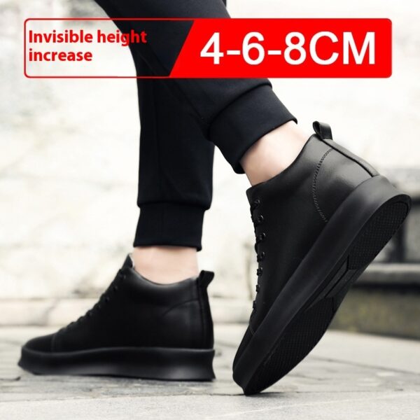 Fashion Inner Invisible Height-increasing Shoes Men's Casual Sports Board Shoes - Image 6