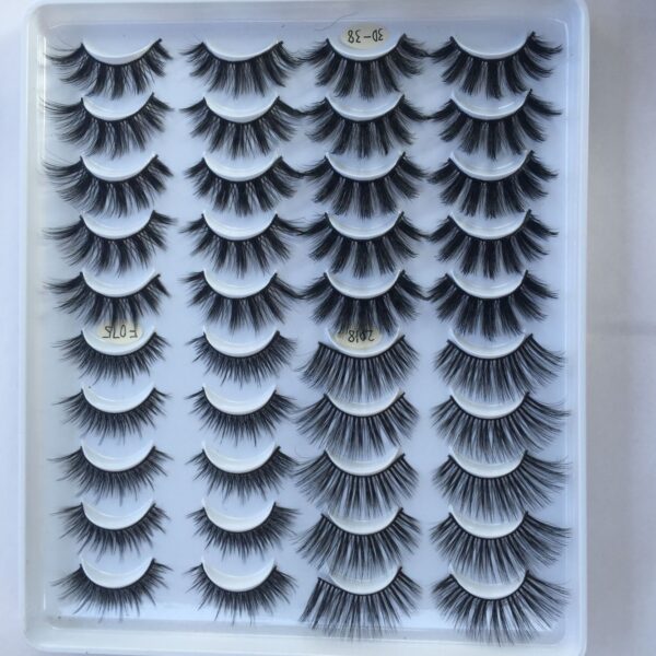 20 Pairs Of False Eyelashes Three-dimensional Multi-layer Mixed Eyelashes - Image 4
