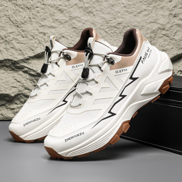Men Colorblock Sneakers Outdoor Casual Mountaineering Hiking Running Sports Shoes - Image 8