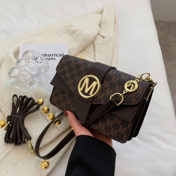 Niche Personality Printed Letter Shoulder Messenger Bag - Image 4
