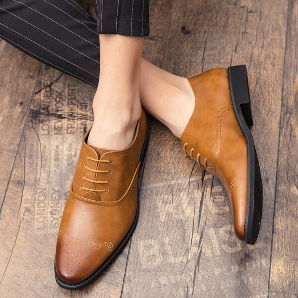 Men's Shoes Korean Style British Tide Shoes Casual Business - Image 4