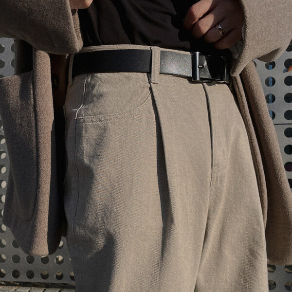 Casual Pants Solid Color Men's Loose Trendy - Image 3