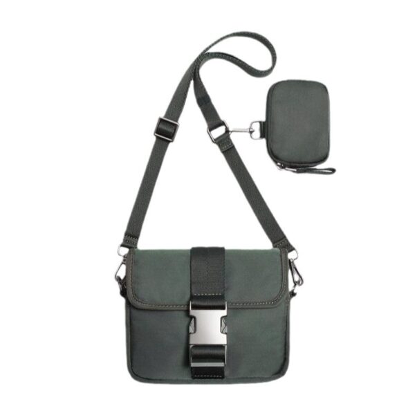 Men's Bag Trendy Two-piece Coin Purse Casual Crossbody Shoulder Bag - Image 5