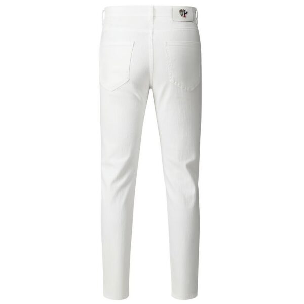 Hole Patch Washed Jeans - Image 3