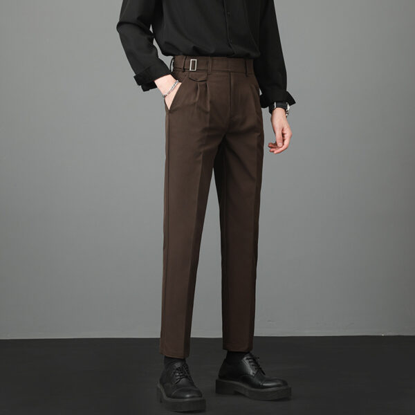 Autumn Men's Suit Pants Slim Fit - Image 4
