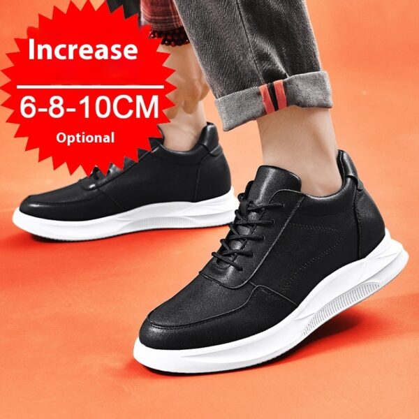 Invisible Height Increasing Insole Summer New Casual Shoes Breathable Platform Shoes - Image 3