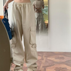 Fashion Versatile American Straight Cargo Pants
