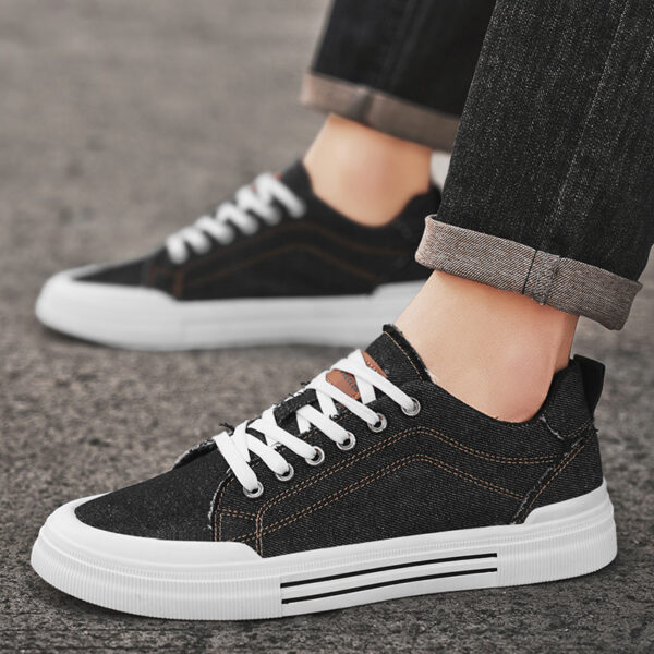 Men's Canvas Shoes Fashion Breathable Casual Sneakers - Image 6