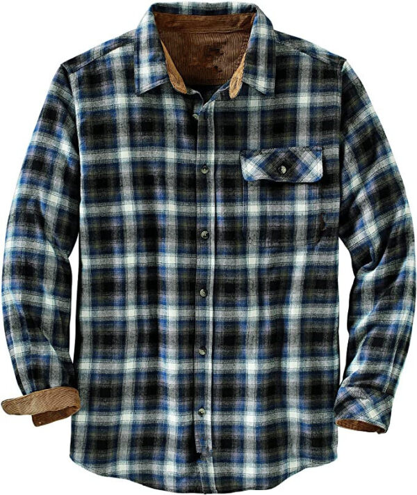 European And American Spring And Autumn Single-breasted Plaid Shirt Long Sleeve Loose - Image 4
