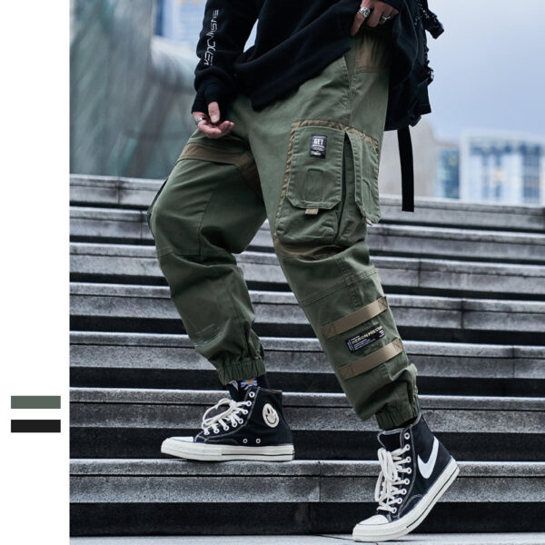 Men's Multi Pocket High Street Casual Pants - Image 2