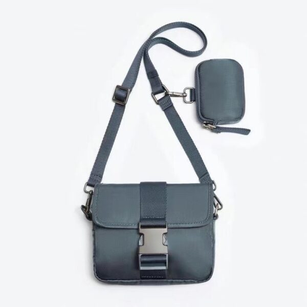 Men's Bag Trendy Two-piece Coin Purse Casual Crossbody Shoulder Bag - Image 3