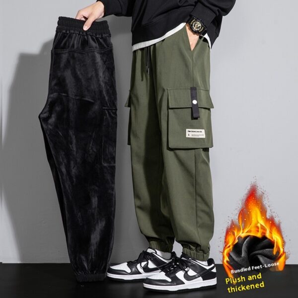 Plus Size Men's Workwear Bag Fall Loose Tappered - Image 9