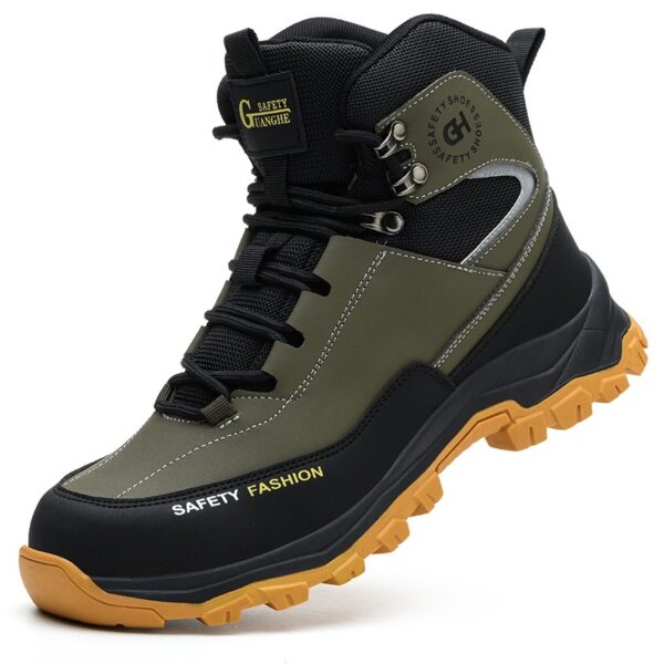 Anti-smashing And Anti-penetration Mountaineering Wear-resistant Waterproof Construction Site Safety Shoes - Image 3