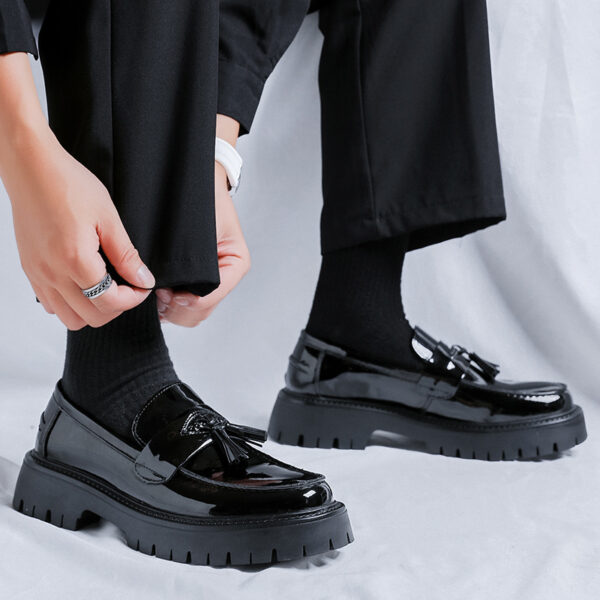 British Leather Shoes Men's Platform - Image 3