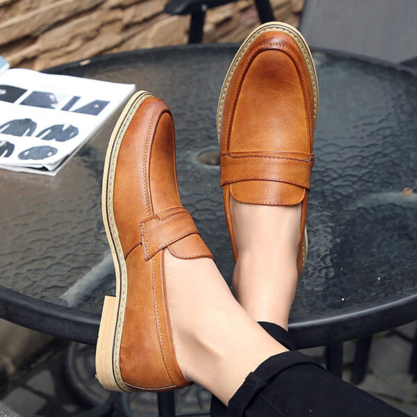 Men's Slip-on Formal Wear Gentleman Leather Shoes Business - Image 2