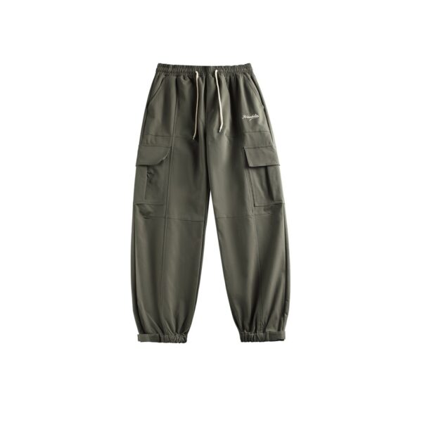 Autumn Outdoor Retro Pocket Overalls Men's Loose Straight Casual - Image 6