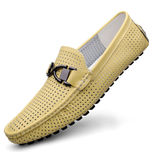 Breathable Thin Soft Bottom Soft Leather Men's Sandals - Image 3