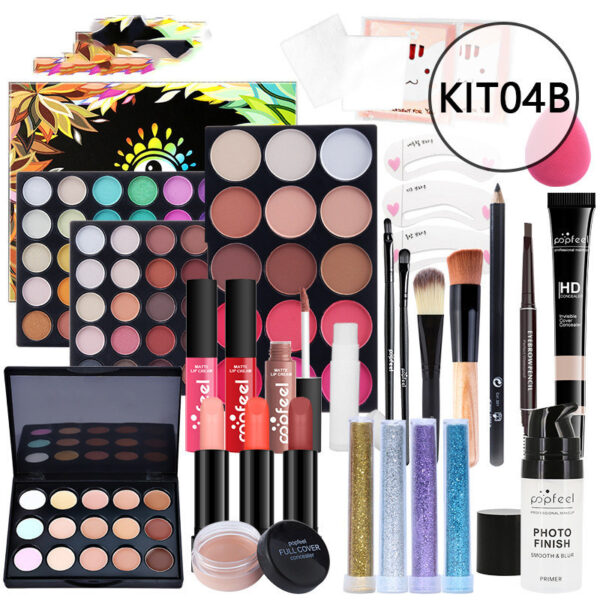 Makeup Cosmetics Set Beginner Combination Concealer Eyeliner Eyebrow Pencil - Image 2