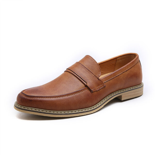 Men's Slip-on Formal Wear Gentleman Leather Shoes Business - Image 7