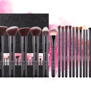 18pcs man-made fiber makeup set