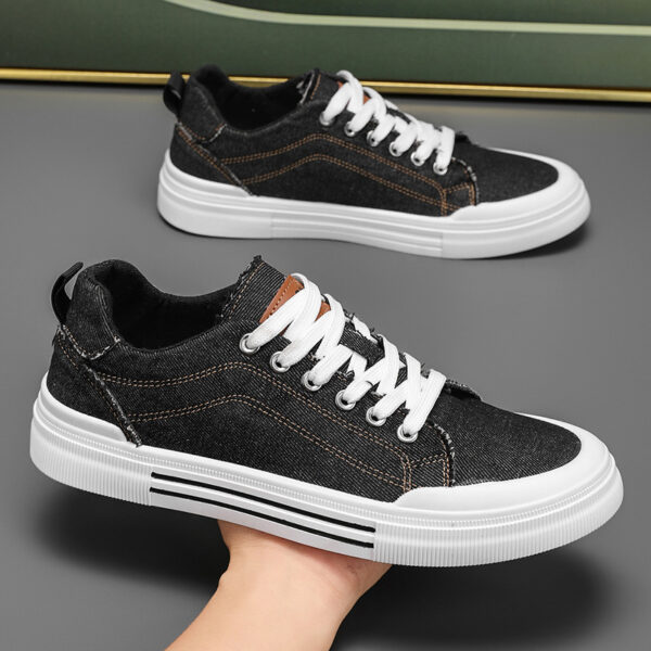 Men's Canvas Shoes Fashion Breathable Casual Sneakers - Image 8