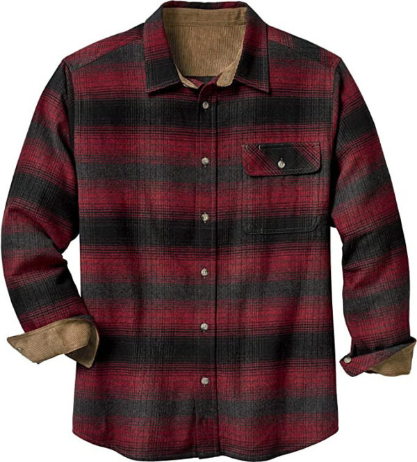 European And American Spring And Autumn Single-breasted Plaid Shirt Long Sleeve Loose - Image 3