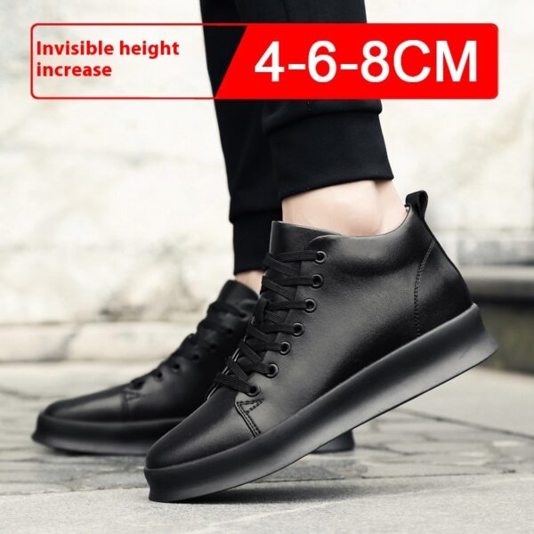 Fashion Inner Invisible Height-increasing Shoes Men's Casual Sports Board Shoes - Image 10