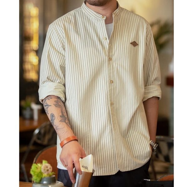 Casual Baseball Shirt Coat Men's Autumn - Image 3