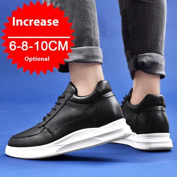 Invisible Height Increasing Insole Summer New Casual Shoes Breathable Platform Shoes - Image 2