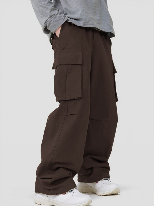 Three-dimensional Pocket Overalls Functional Lace-up Loose Casual Pants - Image 4
