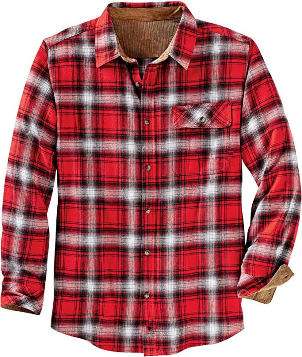 European And American Spring And Autumn Single-breasted Plaid Shirt Long Sleeve Loose - Image 5
