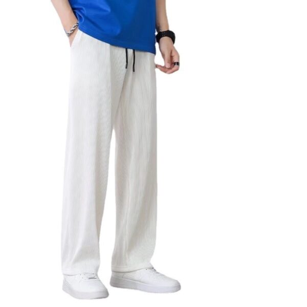 Ice Silk Leggings Loose Straight Men - Image 8