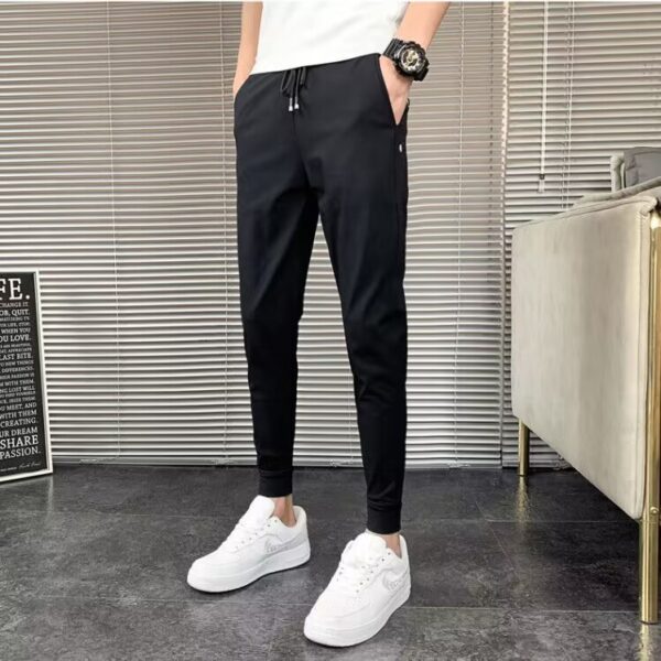 Autumn And Winter Lights Men's American Casual Pants High Street Fashion Brand Straight Flow Wide Leg Long - Image 6