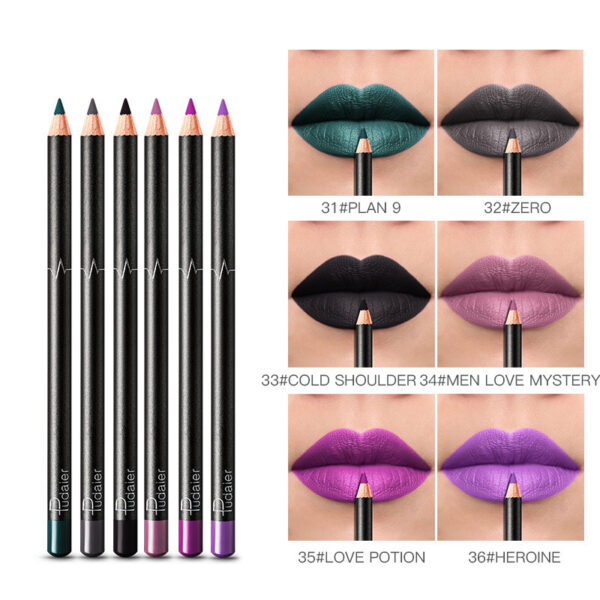 36 Color Lip Liner Waterproof Non-smudge Nude Color - Image 6