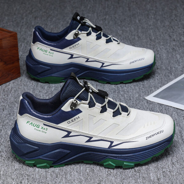 Men Colorblock Sneakers Outdoor Casual Mountaineering Hiking Running Sports Shoes - Image 4