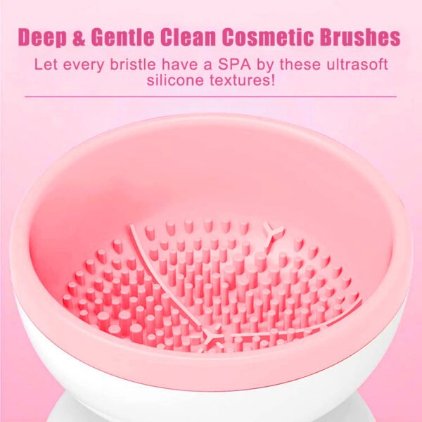 Portable USB Makeup Brush Cleaner Machine Electric Cosmetic Brush Cleaning Washing Tools Automatic Clean Makeup Brushes - Image 2