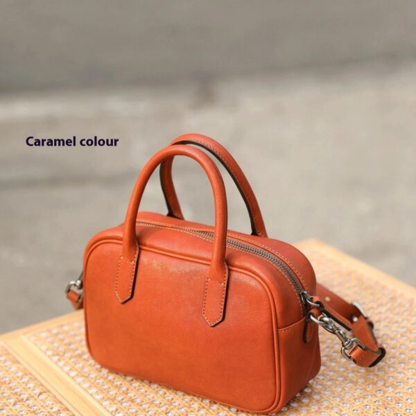Bowling Bag Fashion Shoulder Messenger Handbag - Image 5