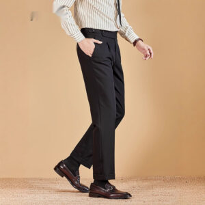 Autumn And Winter Woolen Thick Pairs Of Straight Pants