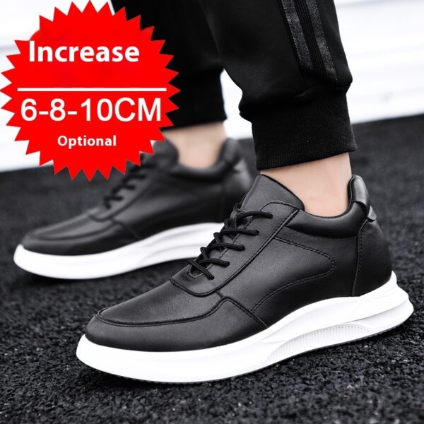 Invisible Height Increasing Insole Summer New Casual Shoes Breathable Platform Shoes - Image 6