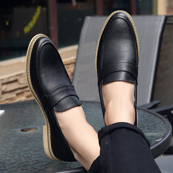 Men's Slip-on Formal Wear Gentleman Leather Shoes Business - Image 4