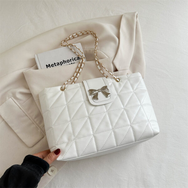 Soft Rhombus Chain Bag Large Capacity Totes - Image 5