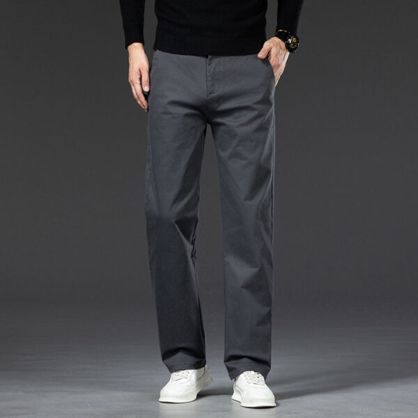 Men's Cotton Casual Trousers Thickened Pants - Image 5