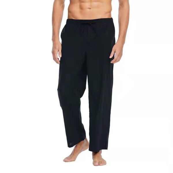 Casual Linen Cotton Trousers For Men - Image 8