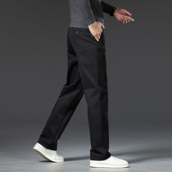 Men's Cotton Casual Trousers Thickened Pants - Image 2