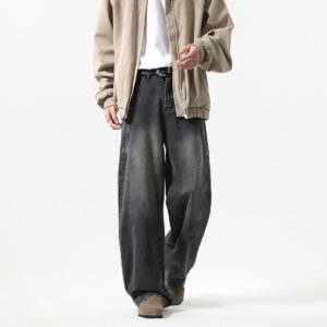 New Men's Matchet Pants Stitching Three-dimensional Design Trousers