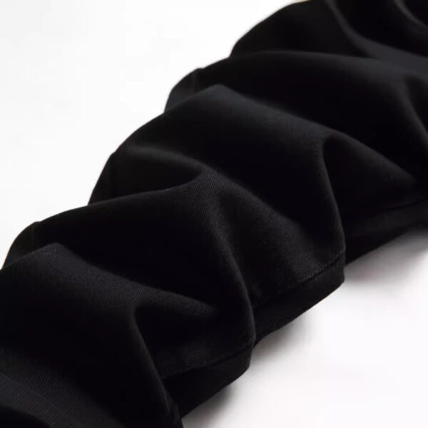 Men's Black Elastic Straight Jeans - Image 2
