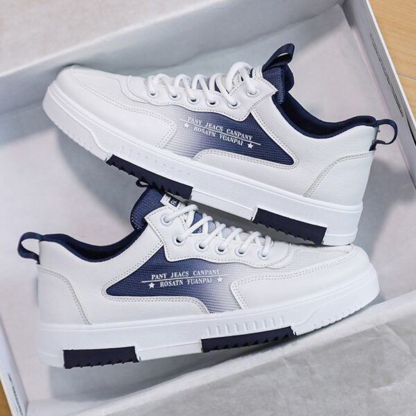 Breathable Mesh Panel Shoes Fashion Sports Men's Hight Increasing Shoes - Image 3